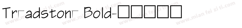 Treadstone Bold字体转换